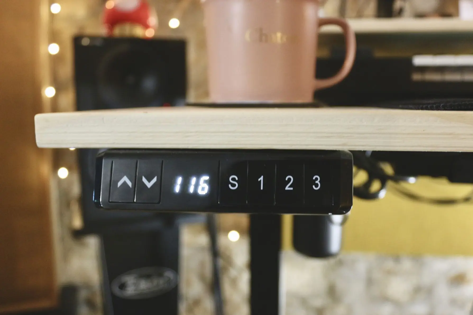 Voici la partie qui controle le moteur, trois mémoires et pour ma part c'est (chaise,balon,debout). Bureau Assis Debout