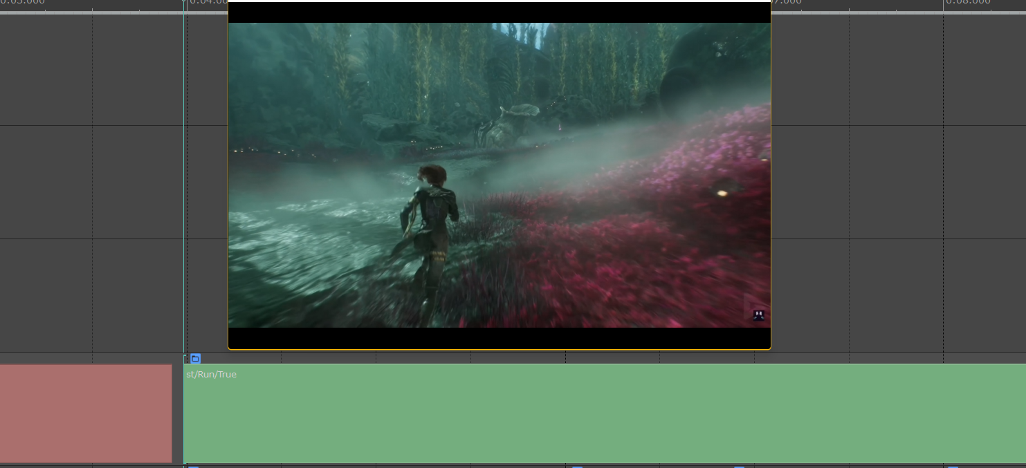 Nous pouvons placer les events sur la vidéo