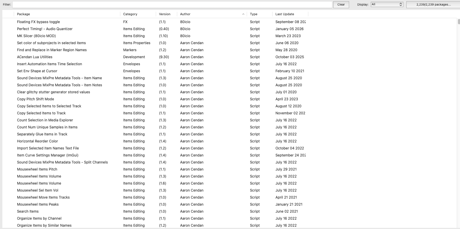 Steps to install scripts in Reaper
