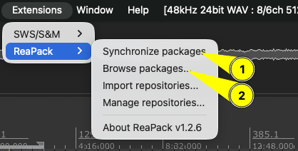 Steps to install scripts in Reaper