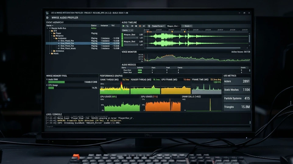 Diagnostic audio pré-release : crash test technique et monitoring middleware
